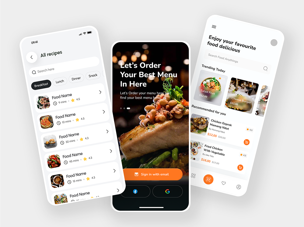 Food Delivery Mobile Experience